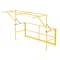 Vestil OSHA Compliant Mezzanine Safety Double Wide Gate - Yellow Powder Coat MEZZ-200-DW - alternate 1